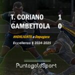 Tropical Coriano vs Gambettola 1-0 | Eccellenza B